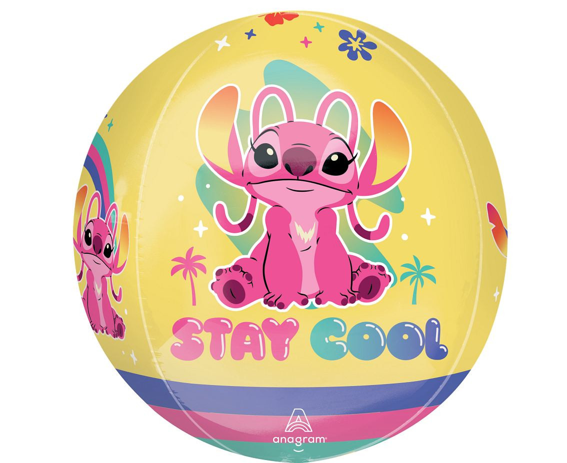 Foil balloon ORBZ Lilo and Stitch, 38x40 cm EOL